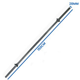 Halterstang recht 150 cm - met schroefklemmen - 28 mm - tot 150 kg