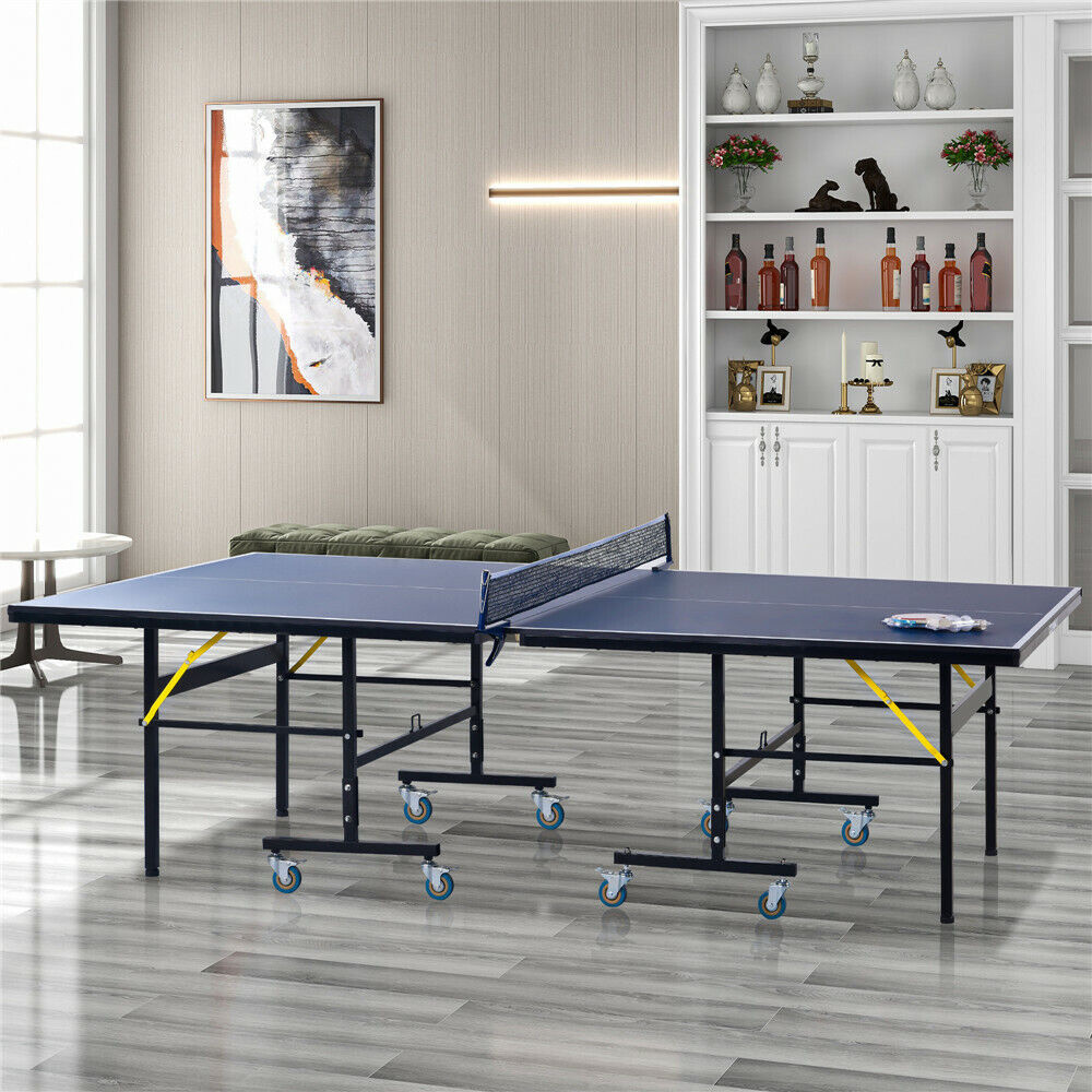 Tafeltennistafel - Pingpongtafel -  274x152,5x76 cm - blauw