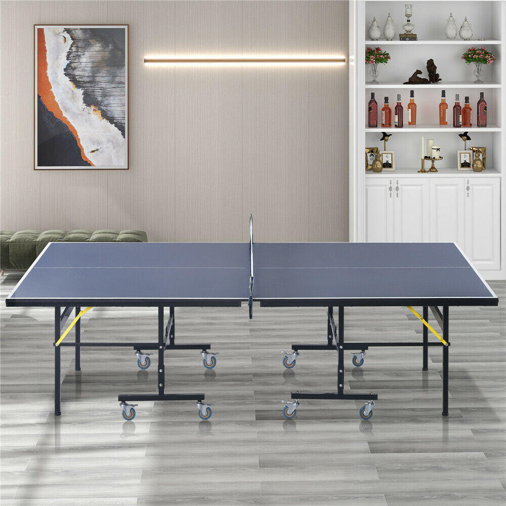 Tafeltennistafel - Pingpongtafel -  274x152,5x76 cm - blauw