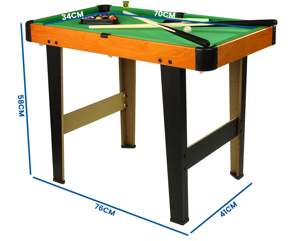 Pooltafel - snookertafel - voor kinderen - 76 x 41 x 58 cm