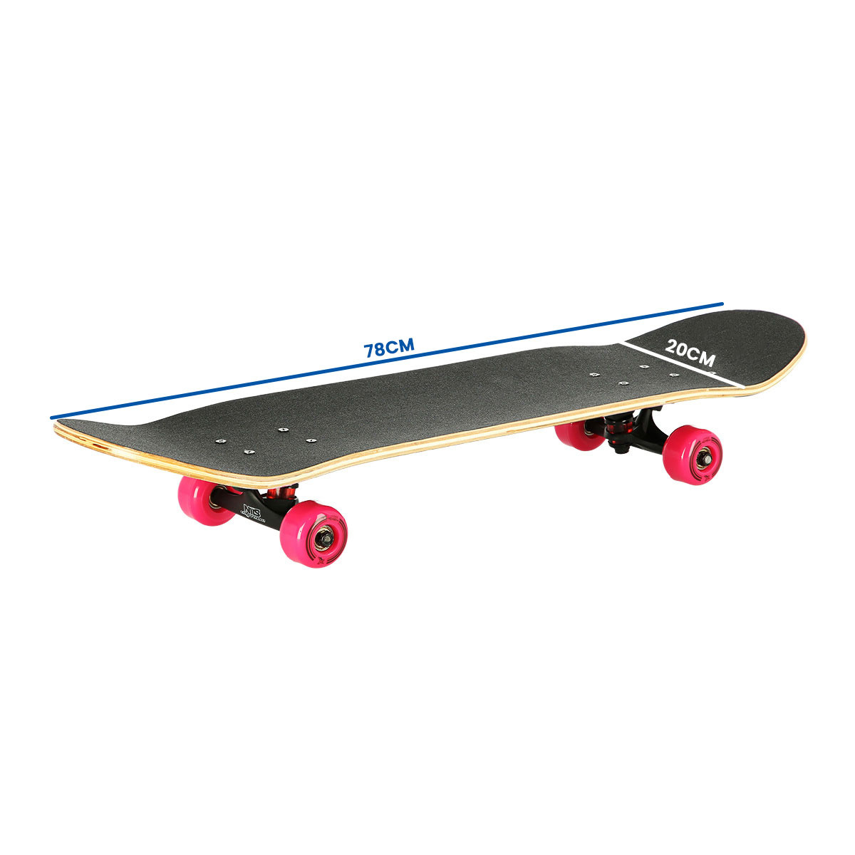 Skateboard - compleet - flamingo design - 78 cm - 7.87 inch