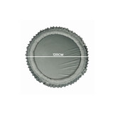 Speelnest - speelkleed baby - velvet - 120 cm - grijs