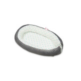 Babynestje - Wasbare hoes - 100% katoen - Grijze sterren