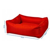 Hondenmand - hondenbed - 60x70cm - rood