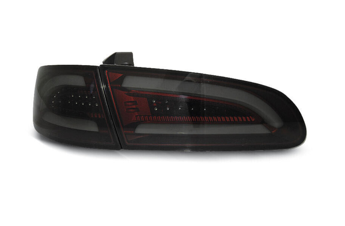 Achterlichten geschikt voor SEAT IBIZA 04 02 -08 SMOKE ROOD LED STRIP