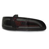 Achterlichten geschikt voor SEAT IBIZA 04 02 -08 SMOKE ROOD LED STRIP