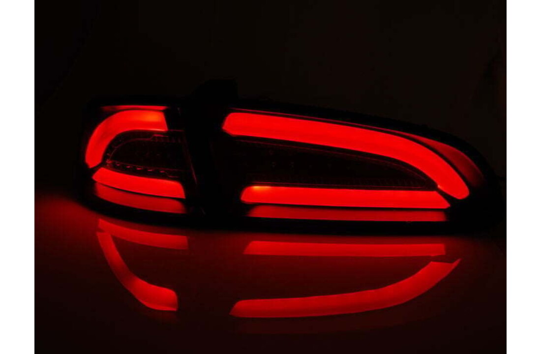 Achterlichten geschikt voor SEAT IBIZA 04 02 -08 SMOKE ROOD LED STRIP