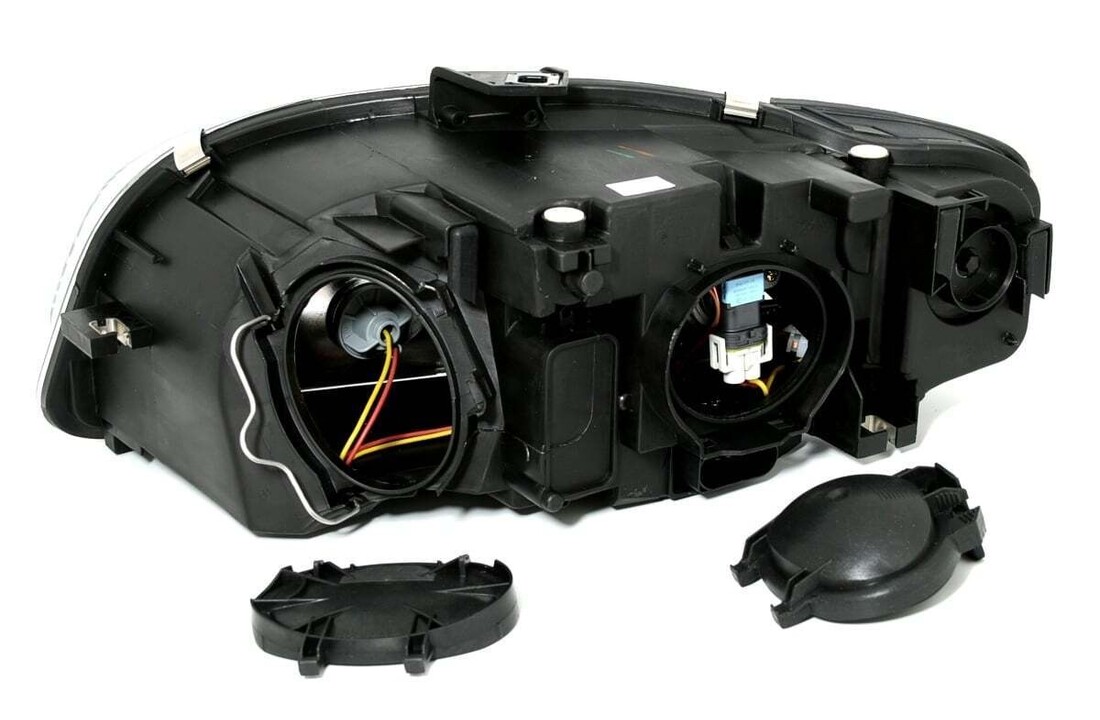 Koplampen met parkeerlicht geschikt voor AUDI A4 B7 11 04-03 08 ZWART