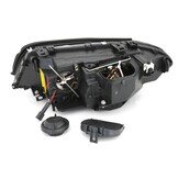 Koplampen dual halo rims BMW E46 04 03-06 COUPE CABRIO ANGEL EYES ZWART