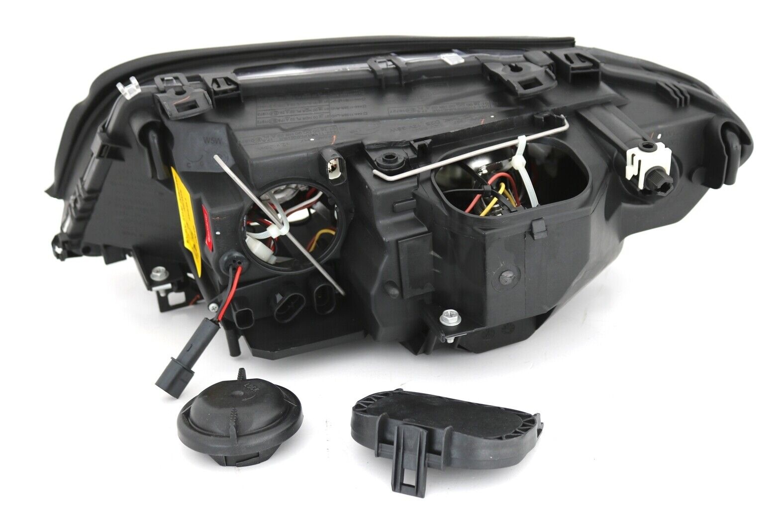 Koplampen dual halo rims geschikt voor BMW E46 04 03-06 COUPE CABRIO ANGEL EYES ZWART