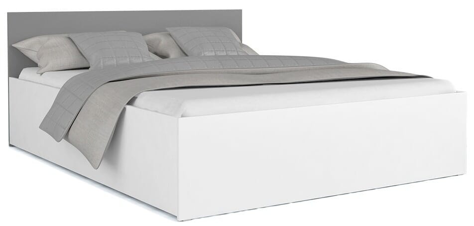 Houten bed 2 persoons 180x200 cm grijs