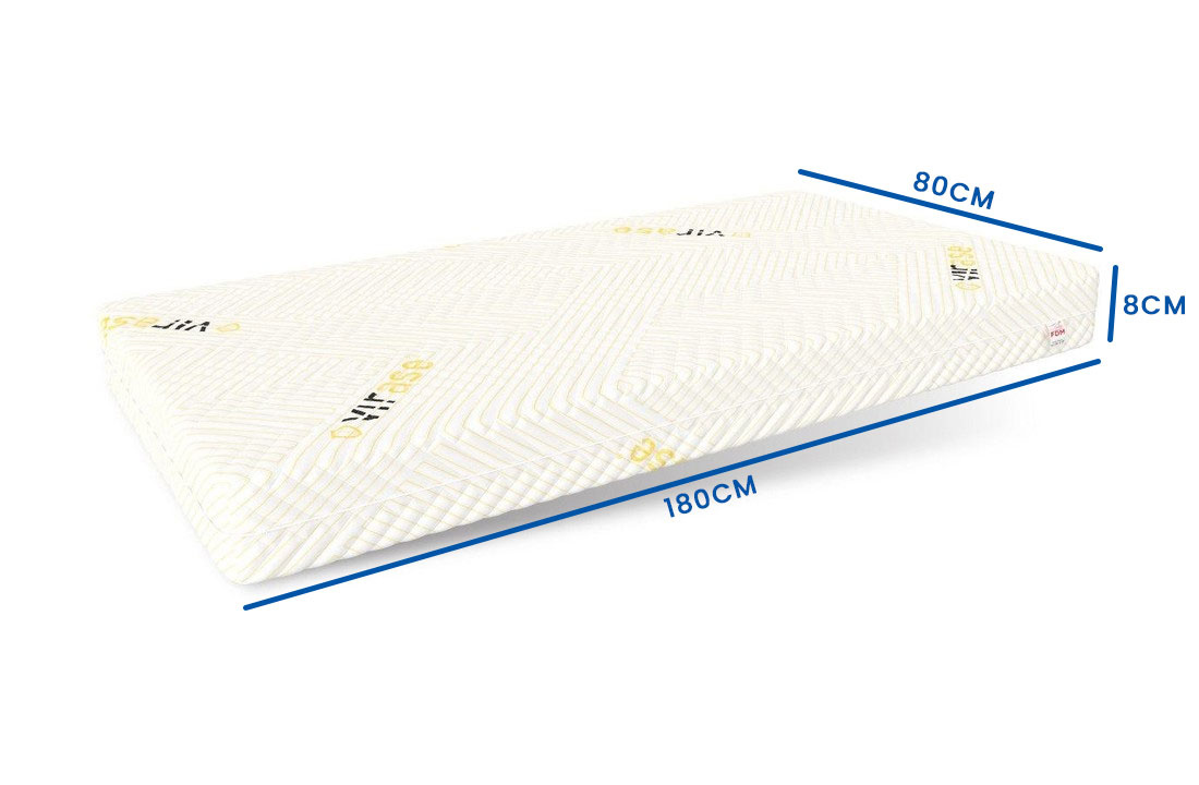 Latex kindermatras 80x180 - 8 cm dik