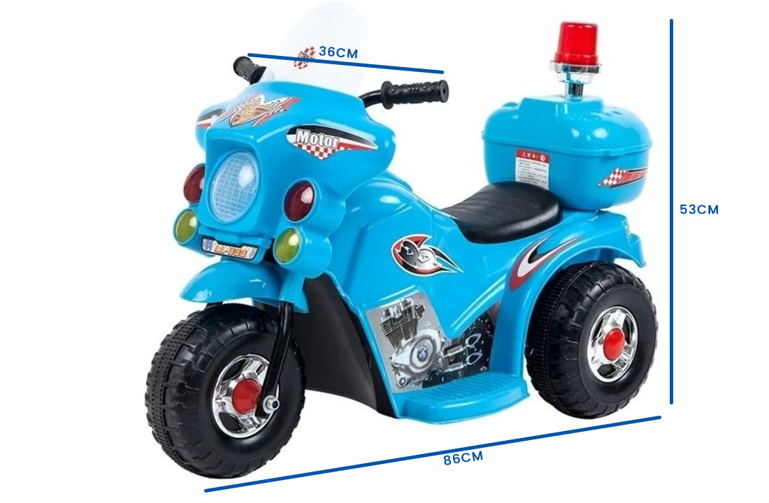 LL999 Elektrische Ride-On Motor Blauw
