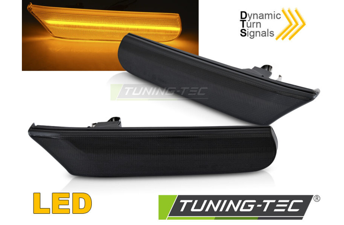 Zijkant knipperlichten geschikt voor Porsche 911 996 / Boxter 986 - smoke LED