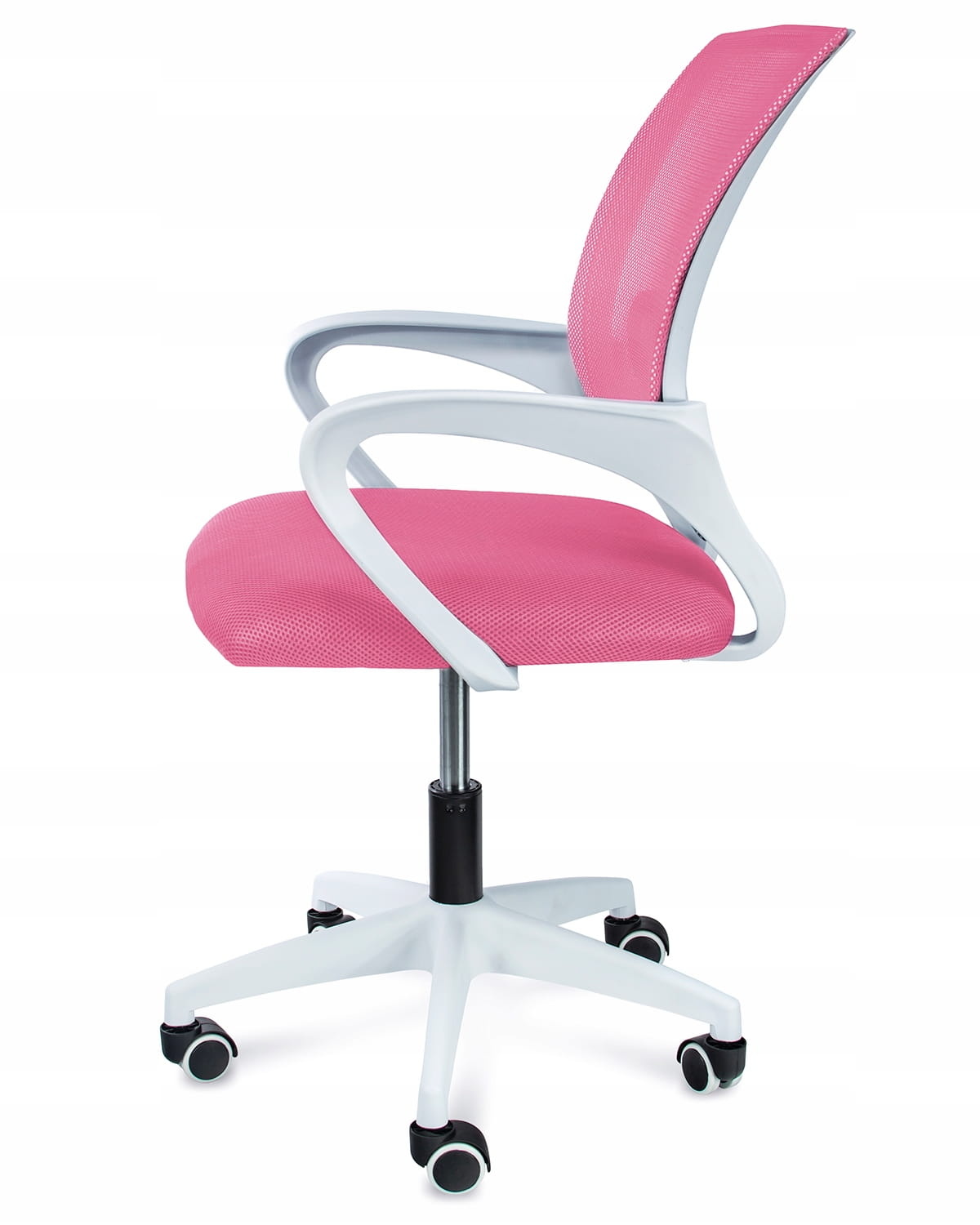 Ergonomische bureaustoel - SMART - verstelbaar - wit roze