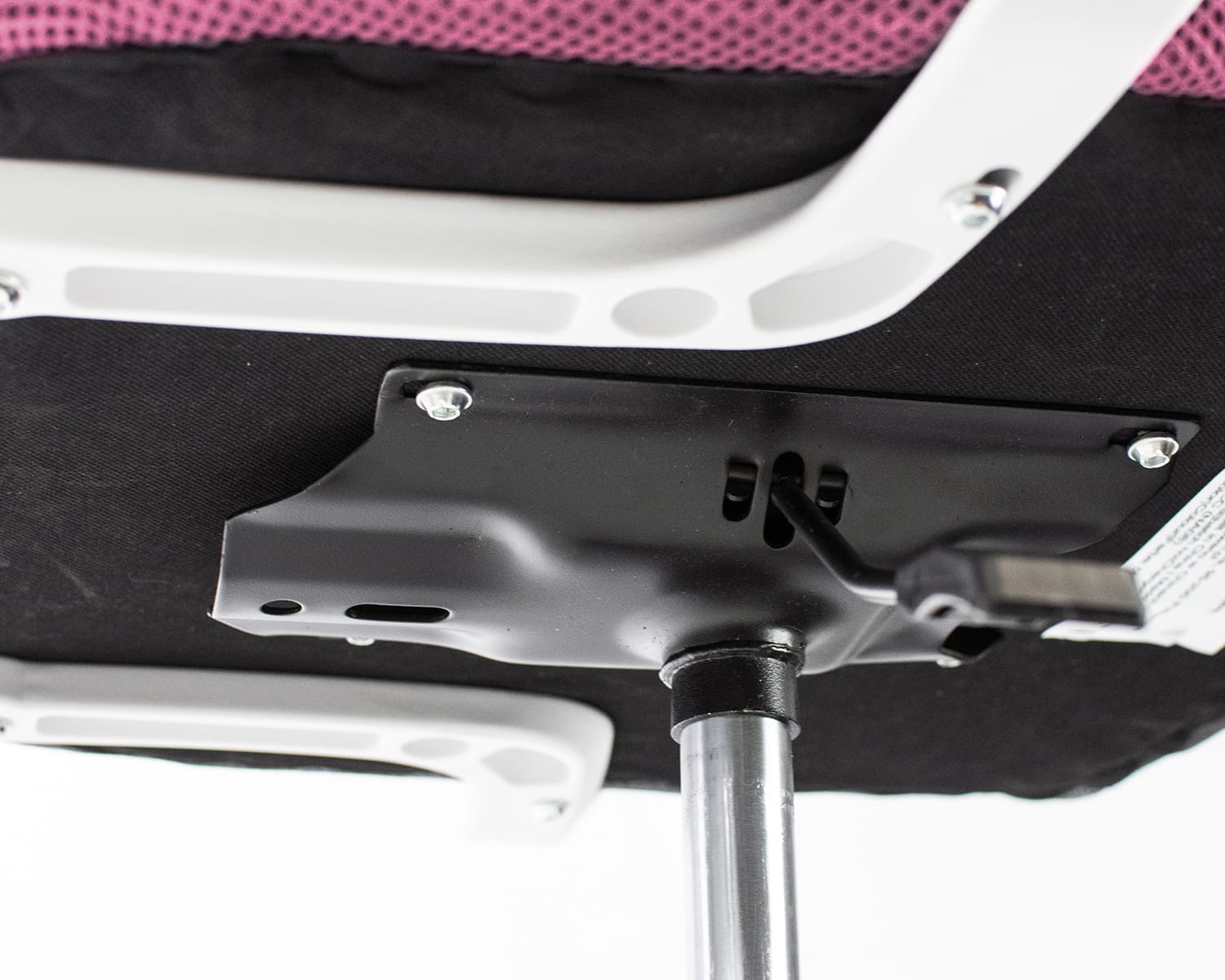 Ergonomische bureaustoel - SMART - verstelbaar - wit roze