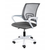 Ergonomische bureaustoel - SMART - verstelbaar - wit grijs