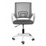 Ergonomische bureaustoel - SMART - verstelbaar - wit grijs