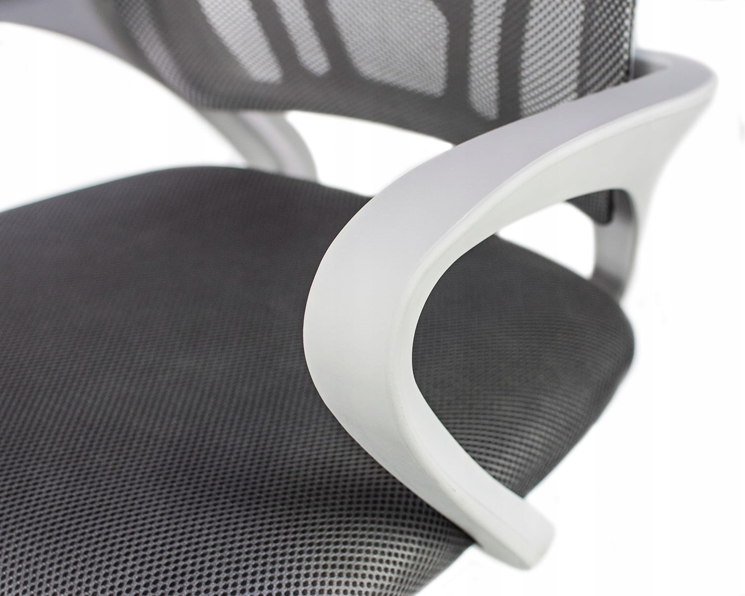 Ergonomische bureaustoel - SMART - verstelbaar - wit grijs