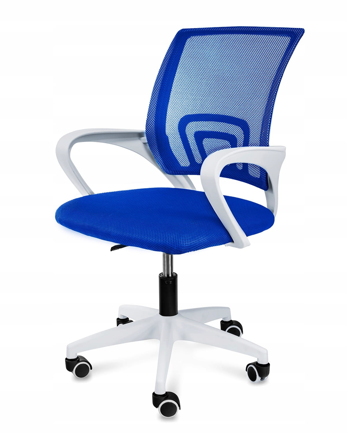 Ergonomische bureaustoel - SMART - verstelbaar - wit blauw