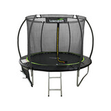 Trampoline - 244 cm - groen zwart - veiligheidsnet - tot 100kg