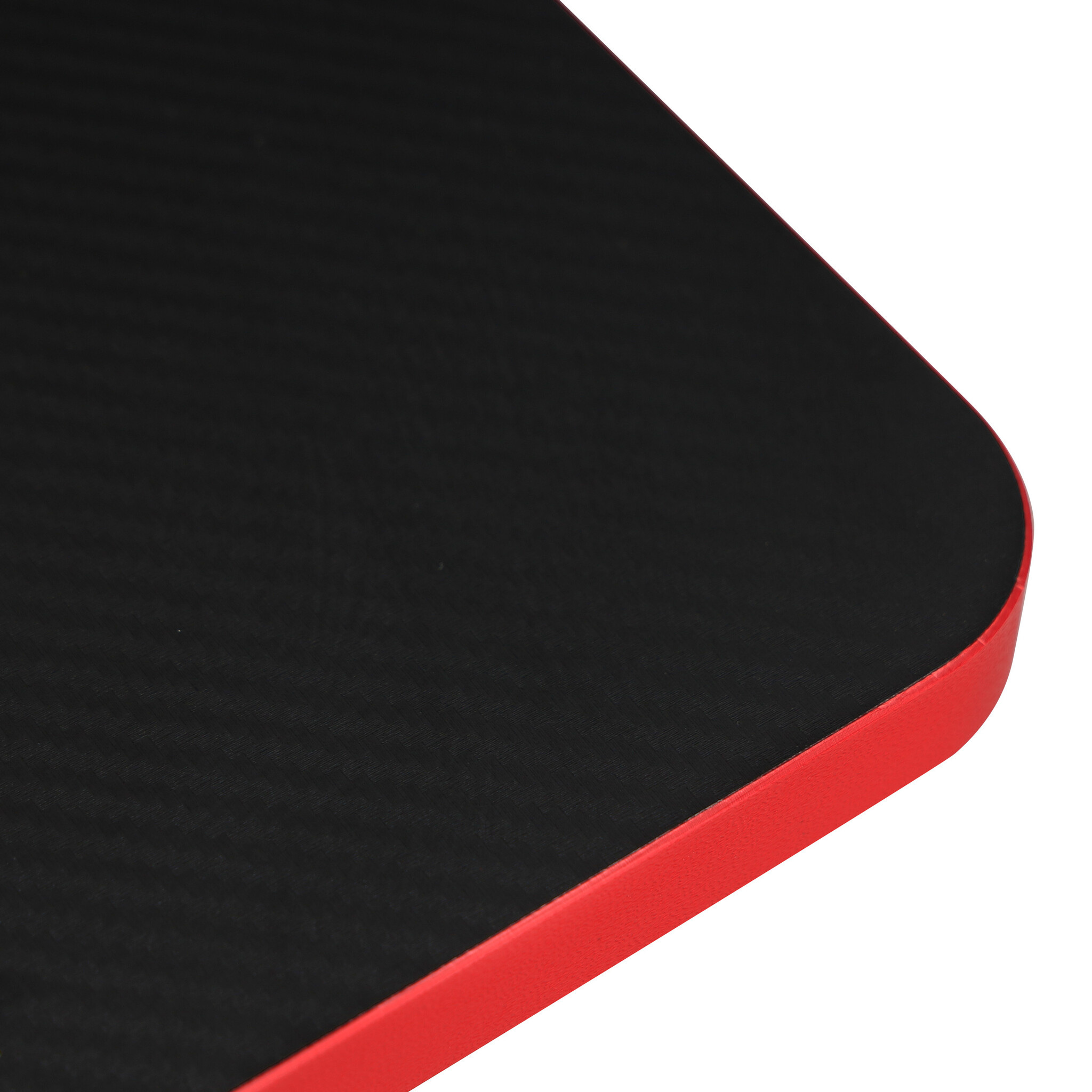 Hoekbureau - gaming bureau - 150x120x73 cm - zwart rood