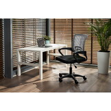 Ergonomische bureaustoel - SMART - verstelbaar - zwart grijs