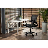 Ergonomische bureaustoel - SMART - verstelbaar - zwart