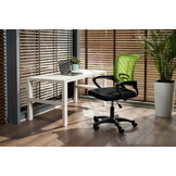 Ergonomische bureaustoel - SMART - verstelbaar - zwart groen