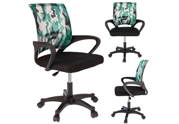 Ergonomische bureaustoel - SMART - verstelbaar - camouflage