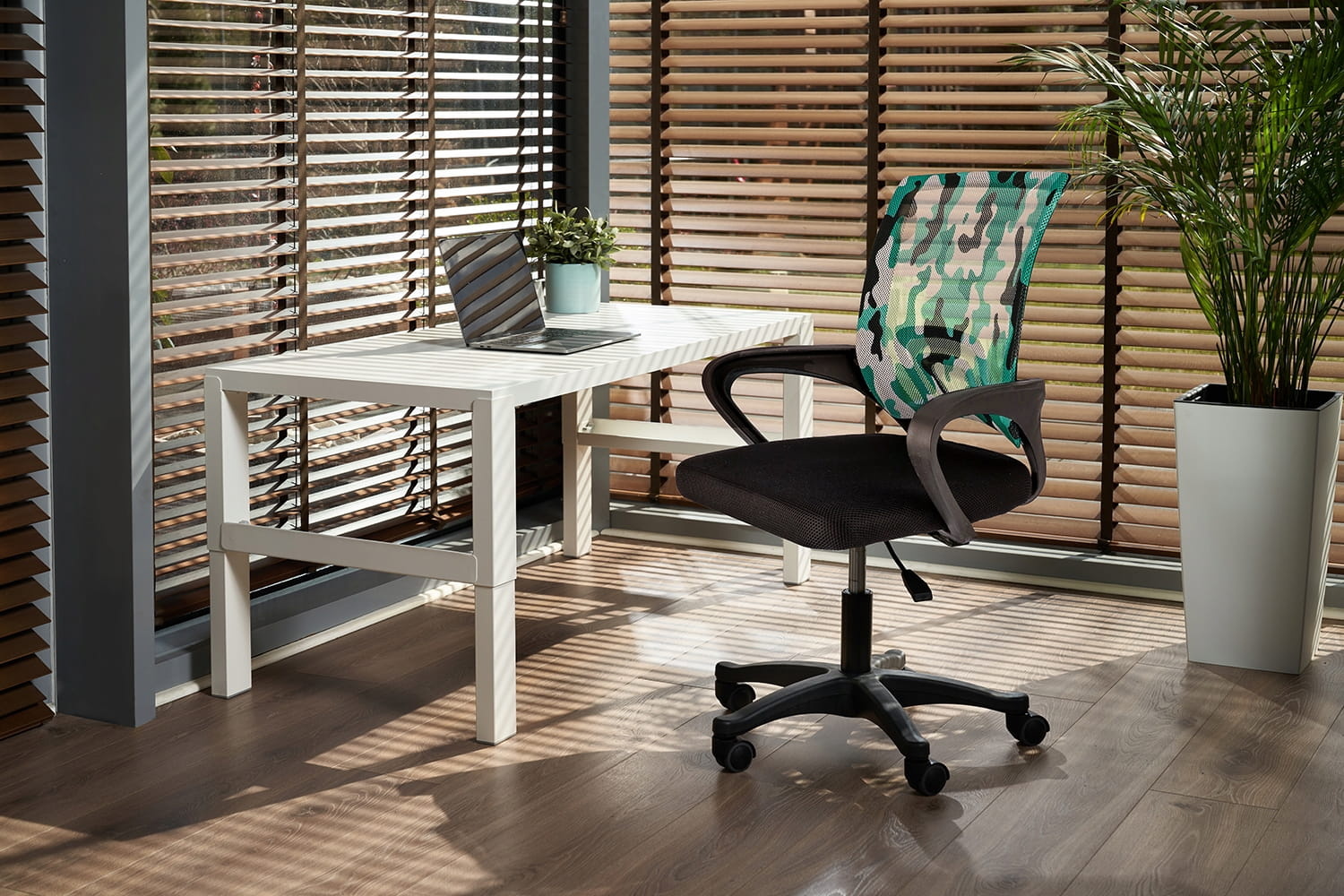 Ergonomische bureaustoel - SMART - verstelbaar - camouflage