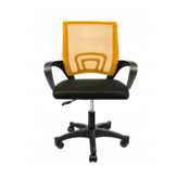 Ergonomische bureaustoel - SMART - verstelbaar - zwart oranje