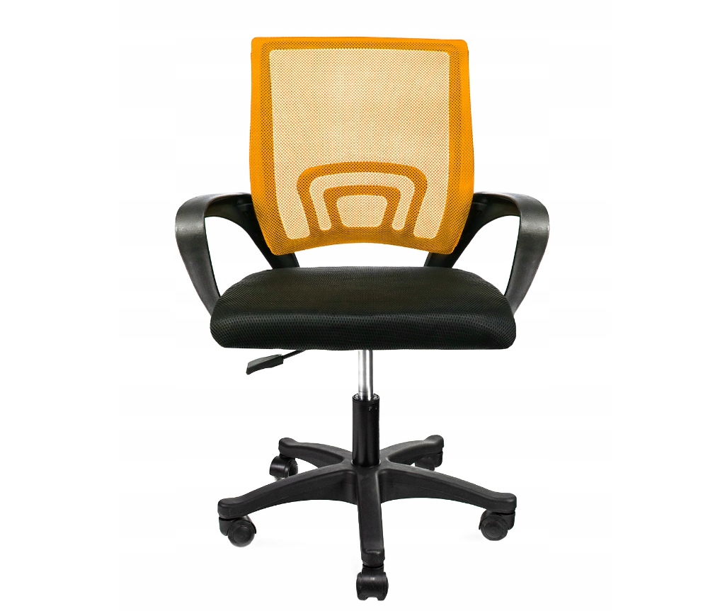 Ergonomische bureaustoel - SMART - verstelbaar - zwart oranje