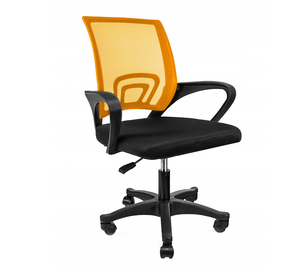 Ergonomische bureaustoel - SMART - verstelbaar - zwart oranje