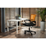 Ergonomische bureaustoel - SMART - verstelbaar - zwart oranje