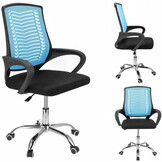 Ergonomische bureaustoel - TOLEDO - verstelbaar - lichtblauw