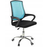 Ergonomische bureaustoel - TOLEDO - verstelbaar - lichtblauw