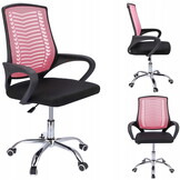 Ergonomische bureaustoel - TOLEDO - verstelbaar - roze