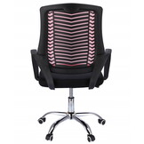 Ergonomische bureaustoel - TOLEDO - verstelbaar - roze