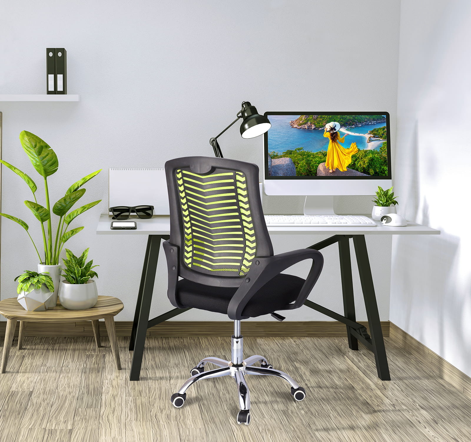 Ergonomische bureaustoel - TOLEDO - verstelbaar - groen