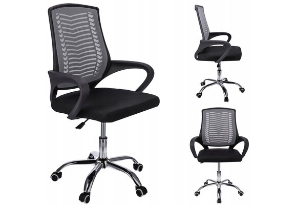 Ergonomische bureaustoel - TOLEDO - verstelbaar - grijs