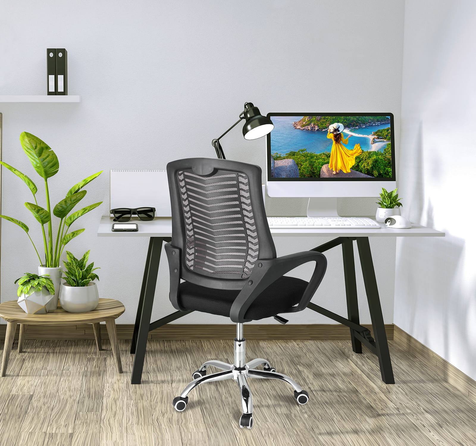 Ergonomische bureaustoel - TOLEDO - verstelbaar - grijs