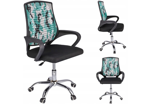 Ergonomische bureaustoel - TOLEDO - verstelbaar - camouflage