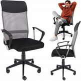 Ergonomische bureaustoel - ZOOM - verstelbaar - grijs zwart