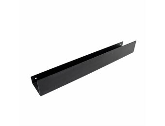 Planchet - badkamer plank - 60 cm - RVS - zwart