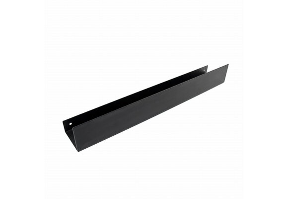 Planchet - badkamer plank - 60 cm - RVS - zwart