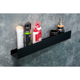 Planchet - badkamer plank - 60 cm - RVS - zwart