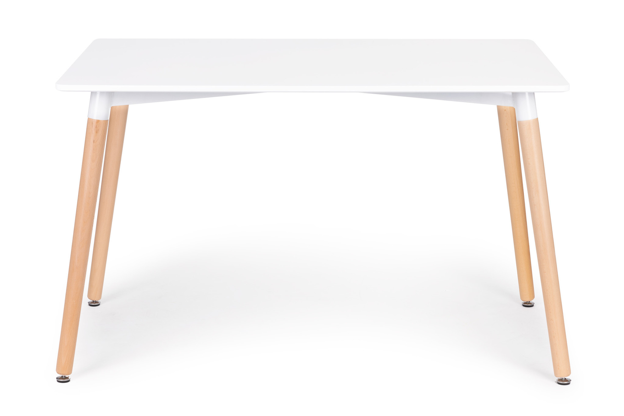 Eettafel - keukentafel - 120x80 cm - scandinavische stijl - wit