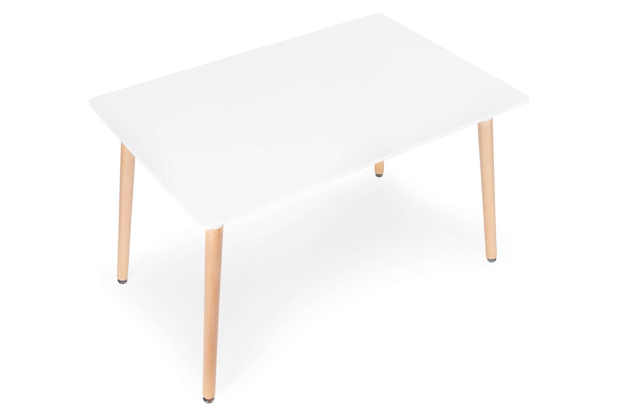 Eettafel - keukentafel - 120x80 cm - scandinavische stijl - wit