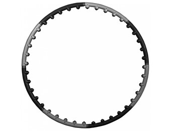 Fitness hoelahoep - Ø 98 cm - 1 kg - 40 massage knoppen